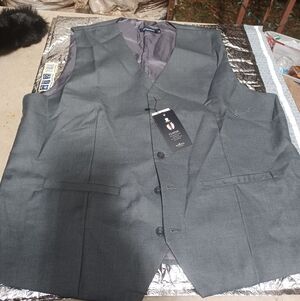 Elegant Charcoal Men's Vest by Classic Size XL Pit to Pit 23 In
